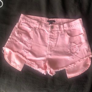 High waisted shorts